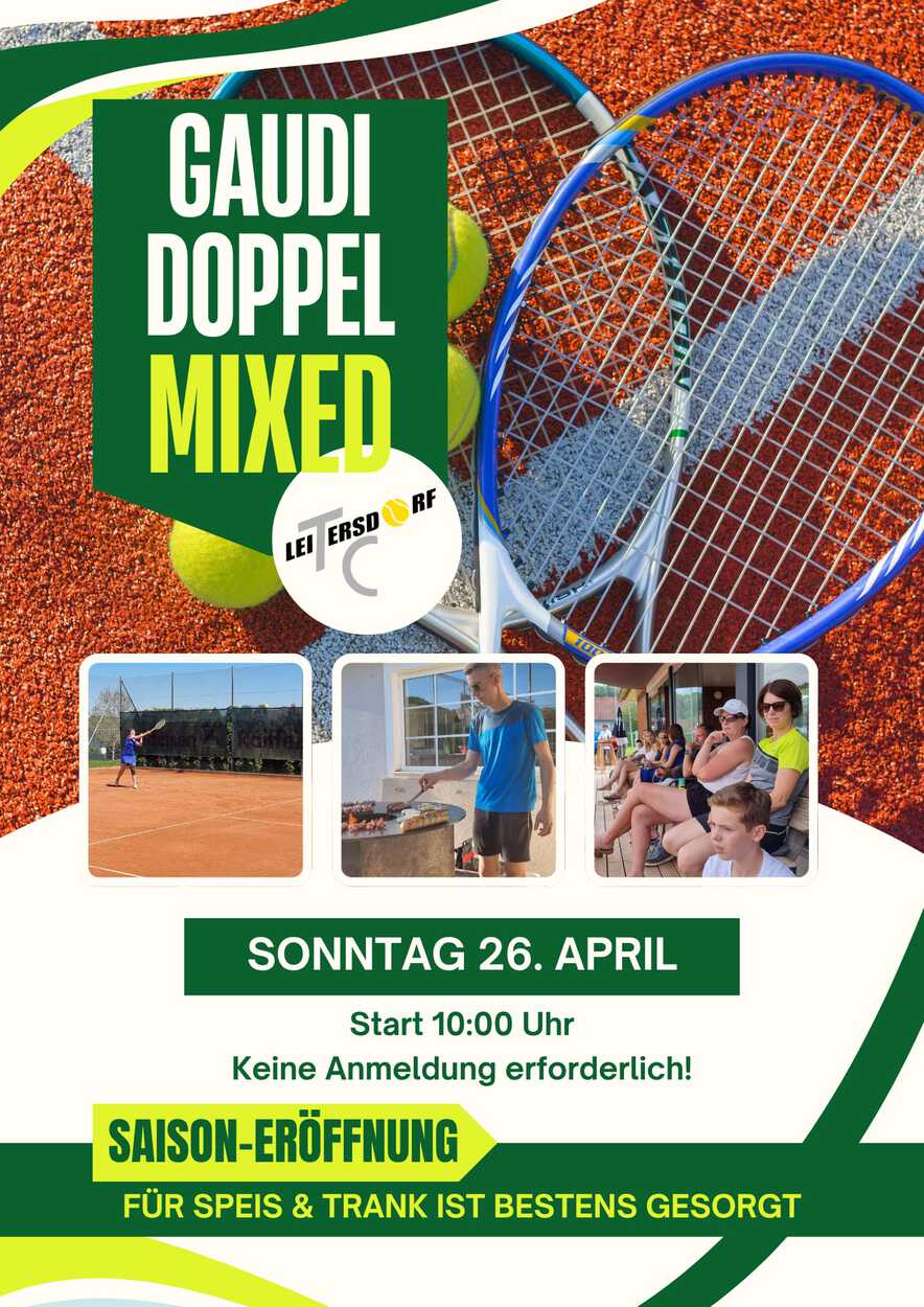 Gaudi-Mixed zur Saisoneröffnung